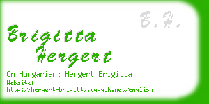 brigitta hergert business card